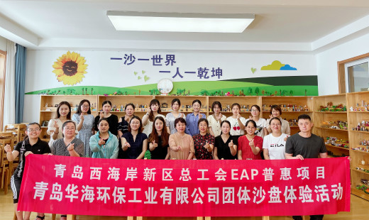 青島華海環(huán)保工業(yè)有限公司工會聯(lián)合區(qū)總工會開展EAP惠普項目團(tuán)體沙盤體驗(yàn)活動